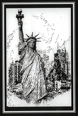 Lady Liberty, Pen And Ink Series - Ronnie Rowe Designs