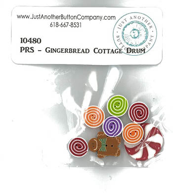 Gingerbread Cottage Drum - Praiseworthy Stitches