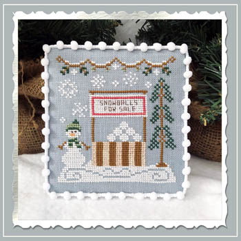 Snow Village 8 - Snowball Stand - Country Cottage Needleworks