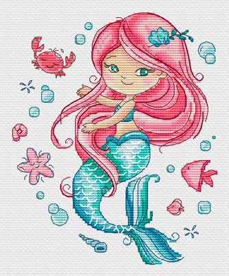 Lili The Little Mermaid - Les Petites Croix De Lucie