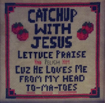 Catch Up With Jesus - Sister Lou Stitches
