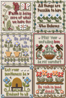 Inspirational Scriptures - Little House Needleworks