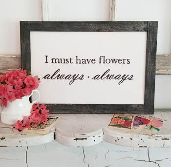 Flowers Always - Hello From Liz Matthews
