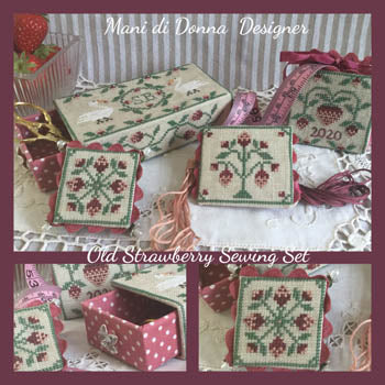 Old Strawberries Sewing Set - Mani Di Donna