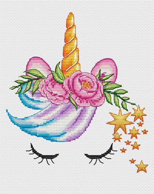 Unicorn Face - Les Petites Croix De Lucie