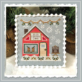 Snow Village 10 - Iced Coffee Cafe - Country Cottage Needleworks