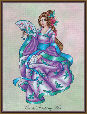 Oriental Dreams - Cross Stitching Art