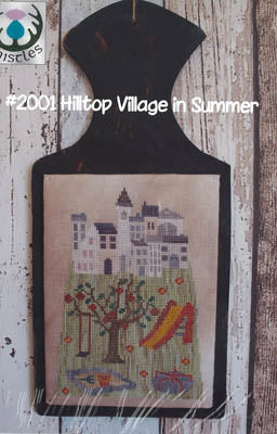 Hilltop Village In Summer - Thistles