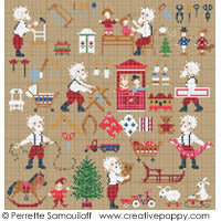 Santa Is Really Busy - Perrette Samouiloff