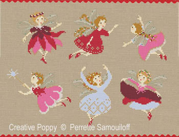 Tiny Christmas Fairies - Perrette Samouiloff