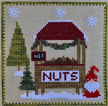 Christkindlmart 7 : Hot Nut Stand - Pickle Barrel Designs