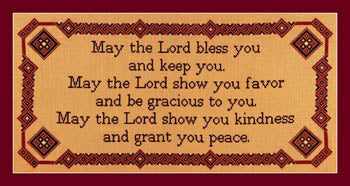 May The Lord Bless You - Burdhouse Stitchery
