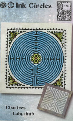 Chartres Labyrinth - Ink Circles