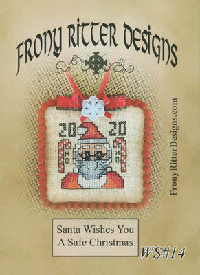 Santa Wishes You A Safe Christmas - Frony Ritter Designs