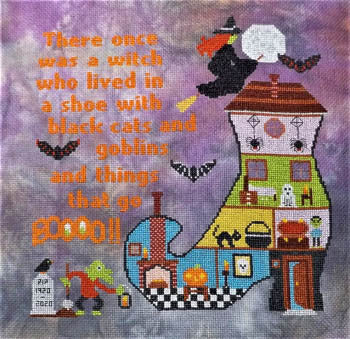 Witchy Boo - Sister Lou Stitches