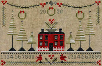 Cranberry Christmas Sampler - Artful Offerings