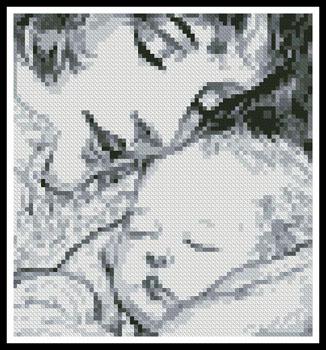 Mini  Mother Holding Baby - Artecy Cross Stitch