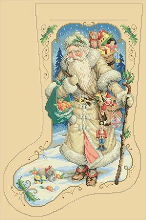 Father Winter Stocking - Kooler Design Studio