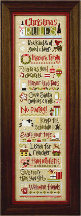 Christmas Rules,Give Santa Cookies/No Pouting! - Lizzie Kate