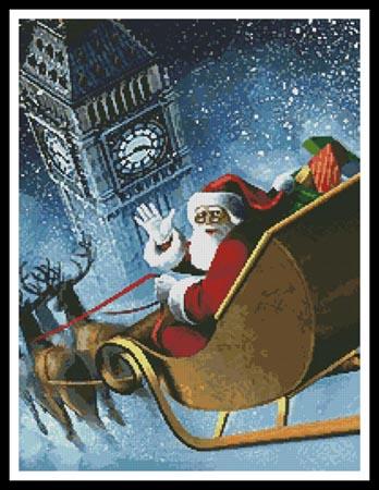 Santa In London - Artecy Cross Stitch