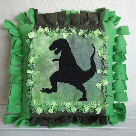 T-Rex Silhouette - Stitchnmomma