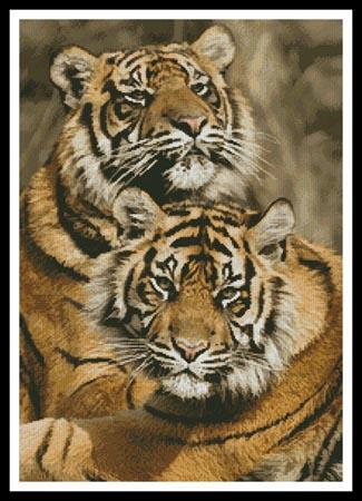 Sumatran Tigers - Artecy Cross Stitch