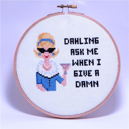 Sassy Lady: Give A Damn - PinoyStitch