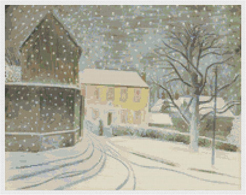 Halstead Road In Snow - Art of Stitch, The