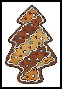 Gingerbread Christmas Tree - Artecy Cross Stitch
