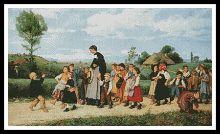 The Sunday School Walk - Artecy Cross Stitch