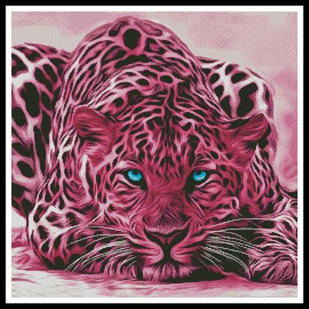 Pink Leopard - Artecy Cross Stitch