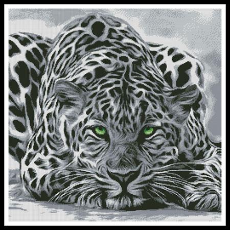Black And White Leopard - Artecy Cross Stitch