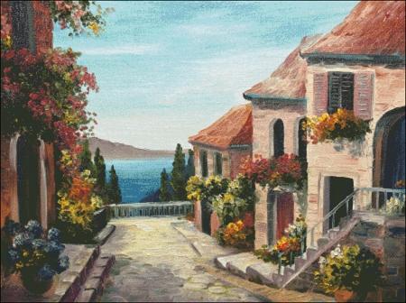 House Near The Sea - Charting Creations