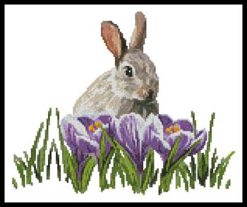 Crocus Bunny - Artecy Cross Stitch