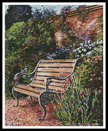 Sitting In The Garden - Artecy Cross Stitch