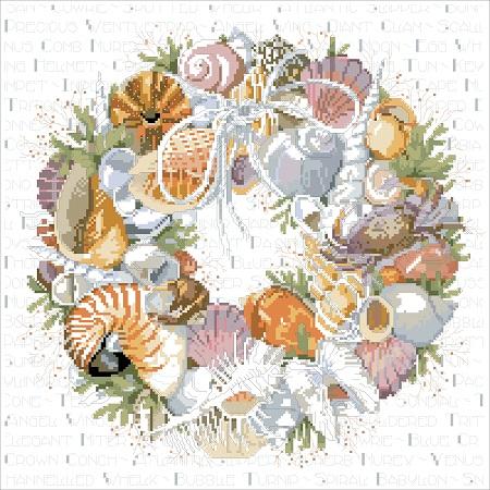 Seashell Wreath - Kooler Design Studio