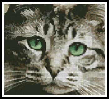 Mini Green Eyes - Artecy Cross Stitch
