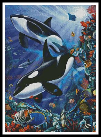 Orcas - Artecy Cross Stitch