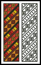 Tribal Bookmark - Artecy Cross Stitch