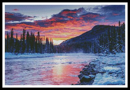 Winter Sunset - Artecy Cross Stitch