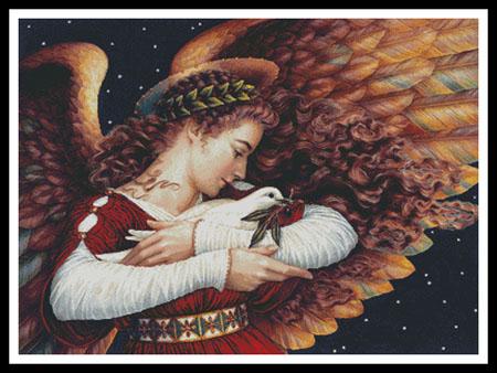The Angel And The Dove - Artecy Cross Stitch