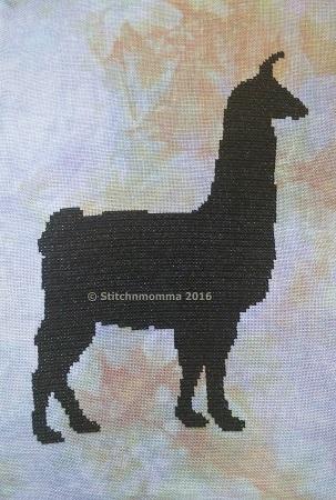 Llama Silhouette - Stitchnmomma