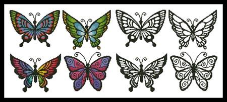 Butterfly Set 1 - Artecy Cross Stitch