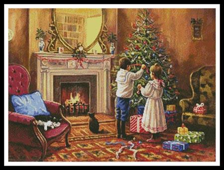 Christmas Interior - Artecy Cross Stitch