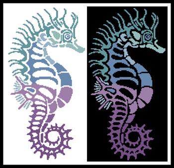 Seahorse Design 3 - Artecy Cross Stitch