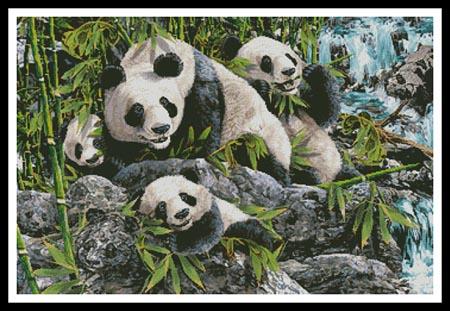 12 Pandas - Artecy Cross Stitch