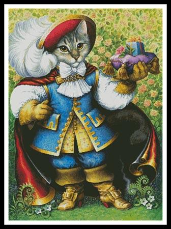 Puss In Boots Painting - Artecy Cross Stitch