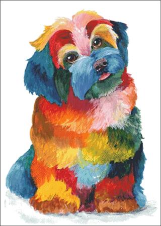 Havanese Puppy - Charting Creations