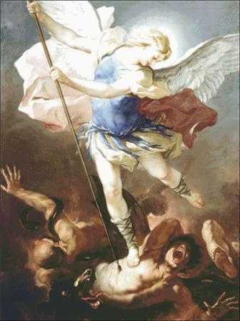 Saint Michael Defeats The Demon - Charting Creations