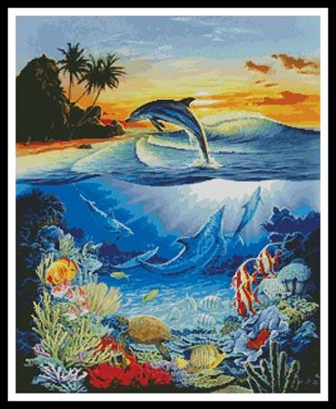 Dolphin Lagoon - Artecy Cross Stitch